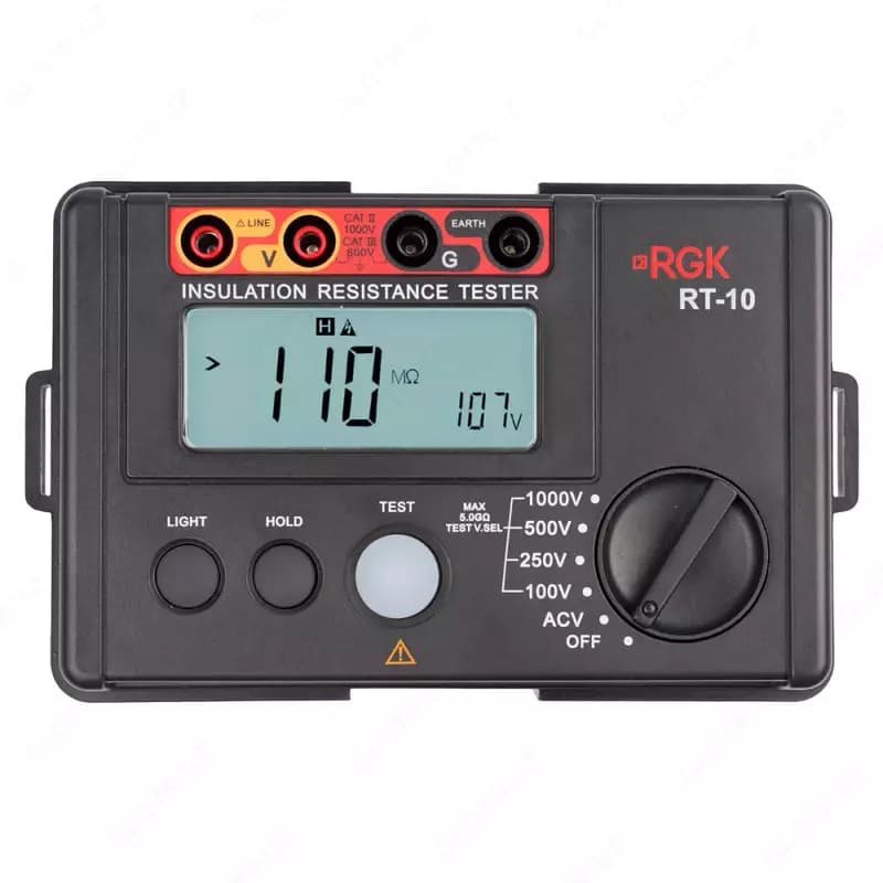Мегаомметр RGK RT-10 с поверкой — 1