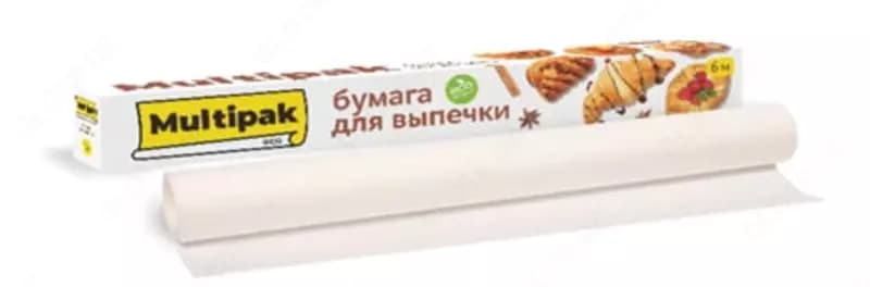 Пергамент (бумага) для выпечки ”Multipak”, 37 см × 6 м (Белая) — 2