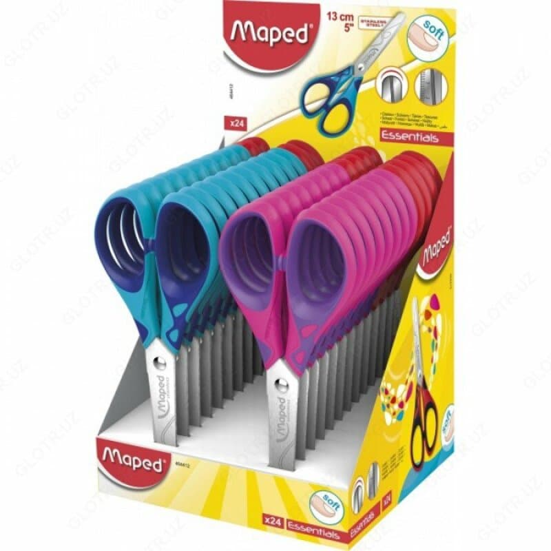 Ножницы ”Maped” 464412 (13см,Essentional Soft) — 1