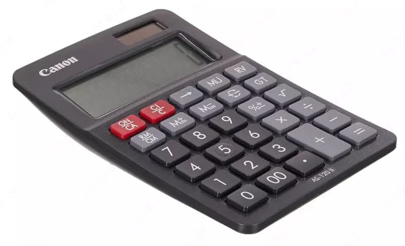 Калькулятор Canon AS-120 Карманный дисплей Серый артикул (4582B001AB) — 3