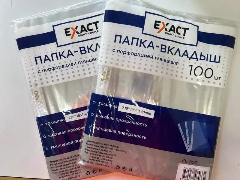 Папка-вкладыш EXACT 100шт — 1