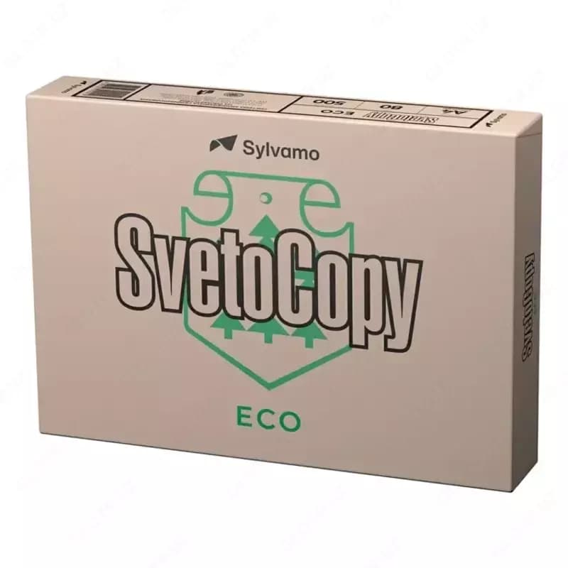 Бумага ксероксная А4 Svetocopy ECO 80гр., 500л., 5 кг. НЕ БЕЛЕНАЯ — 1
