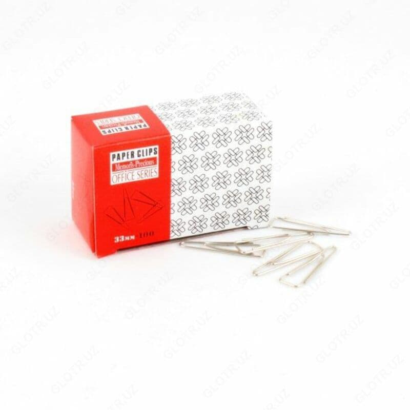 Скрепки Memoris-Precious MF0506-33 (33 мм по 100шт) — 1