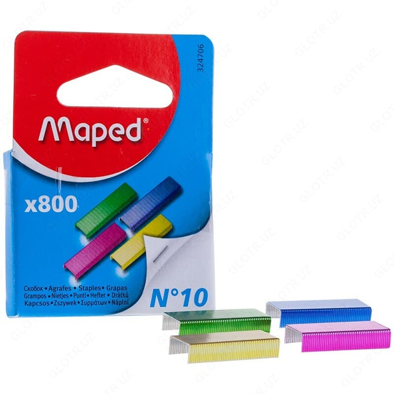 Скобы для степлера Maped цветные 324706 — 1