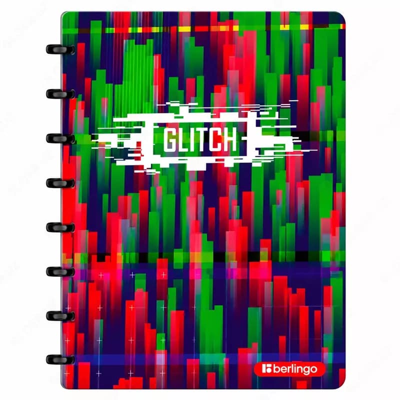 Бизнес-тетрадь А5+, 80 листов, Berlingo ”Glitch” — 2