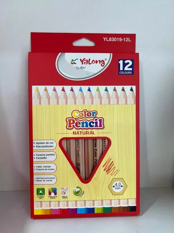 Цветные карандаши Yalong 12цв — 1