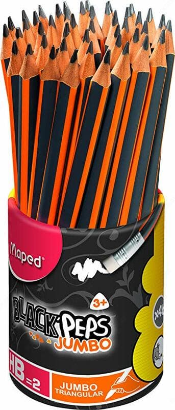 Карандаш чернографитовый Maped 854759 (Jumbo - Eraser tip - 46 шт) — 1