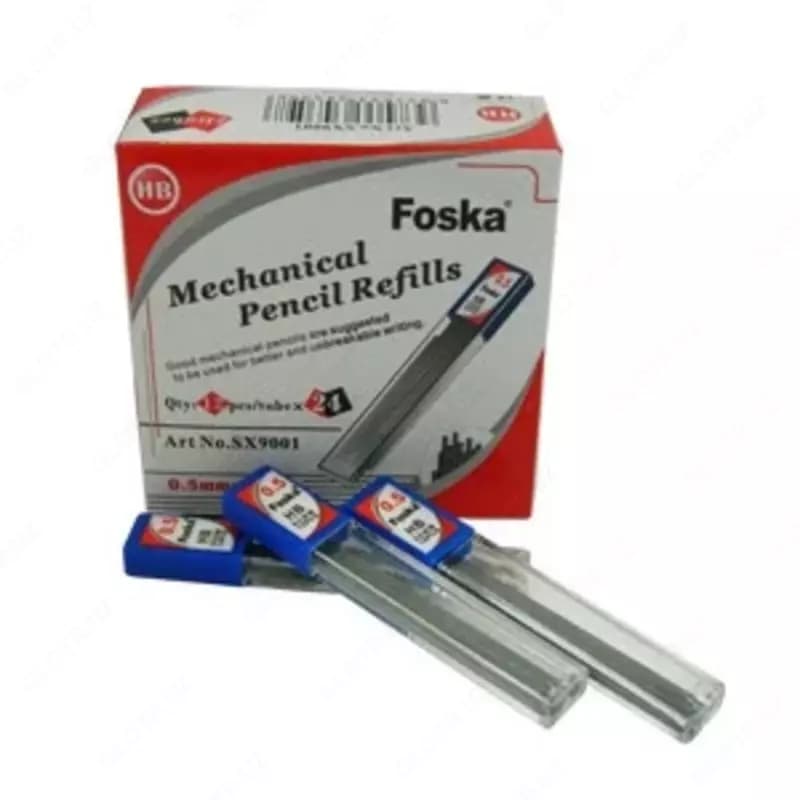Грифель 0,5мм 12шт 9001Foska — 3
