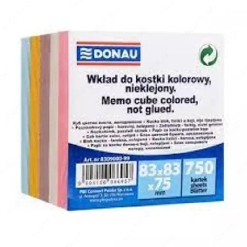 Бумага для заметок DONAU 83х83х75 мм, цветная — 2