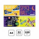 Альбом для рисования 32л., А4, на скрепке BG ”Action”, эконом