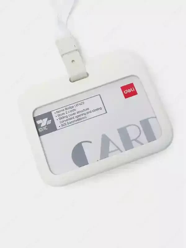 Бейдж гор. на ленте 100х80 EF422 (асс) Deli — 4