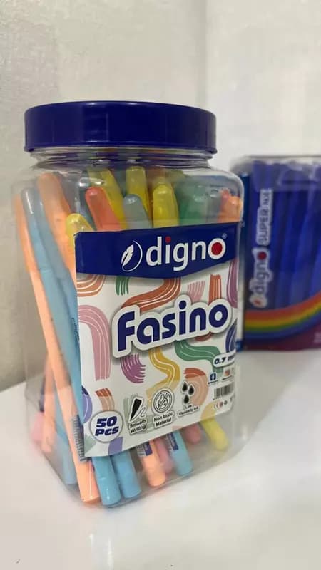 Канцелярская шариковая ручка ”Digno Fasino” (Синяя) — 4