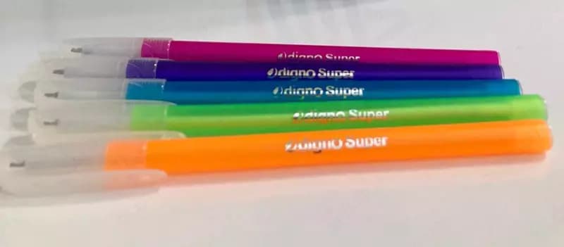 Канцелярская шариковая ручка ”Digno Super” (Цветной Неон) — 1
