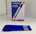 Канцелярская шариковая ручка ”Digno Unik” (синяя, зеленая, красная, черная)