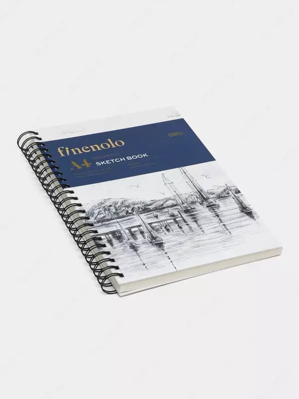 Блокнот для скетчинга с бок. пруж. А4 60л 160гр D — 2