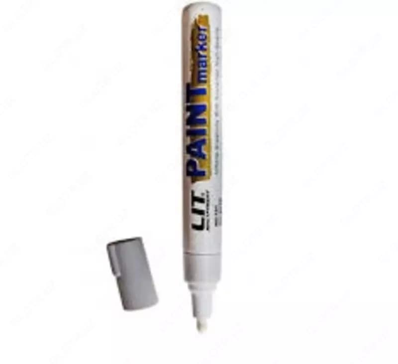 Маркер перманентный PAINT MARKER MEDIUM SIZE ALUMINUM BARREL, белый — 1