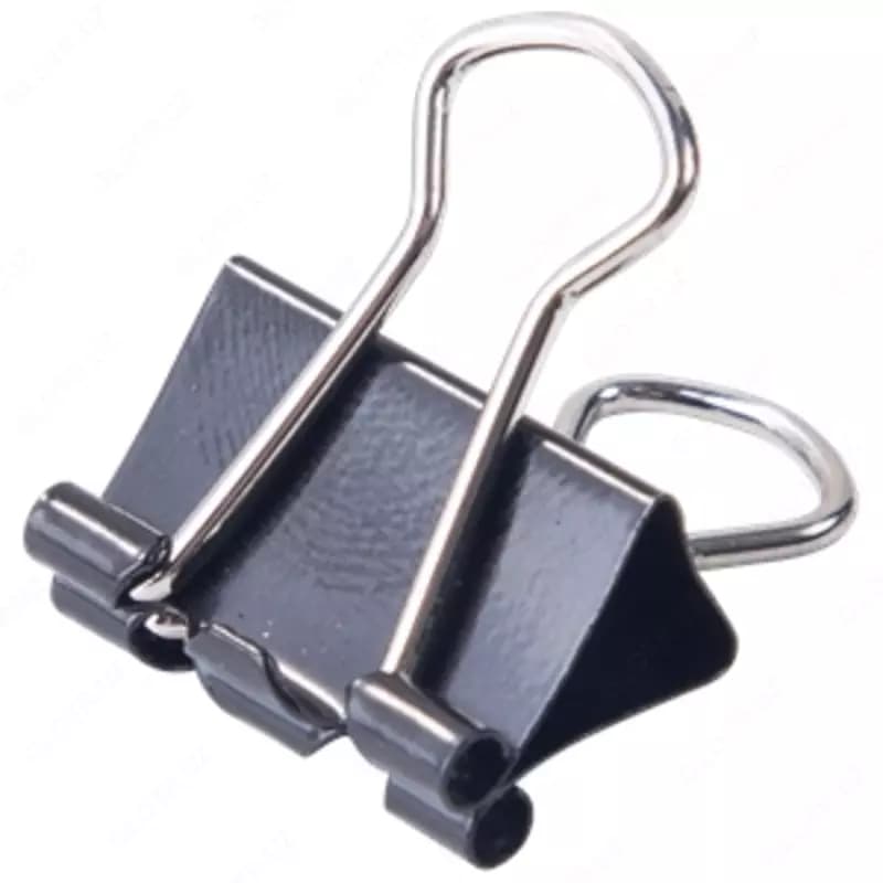 Зажим 32мм 12шт (чр) iSelect EZ53 Deli — 1