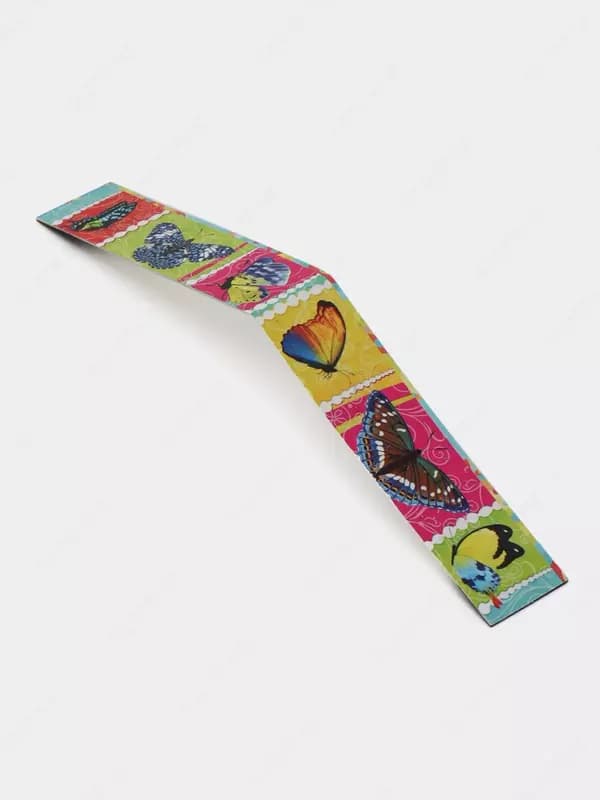 Закладка - магнит для книг, 25*195мм, ArtSpace ”Бабочки”, блестки — 2
