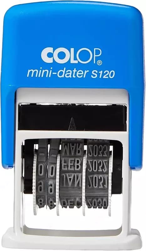 Датер двойной S120/DD D04 анг (сн/сн) Colop — 2