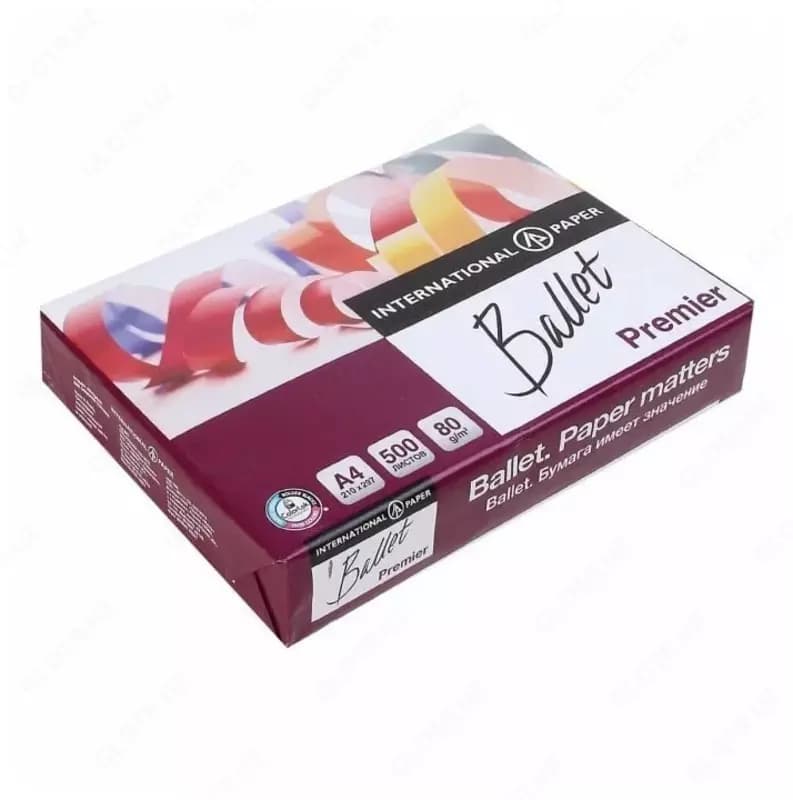 Бумага ксероксная ”Ballet Premier”, A4, 80г/м2 (Арт. - BalletPremA4) — 2