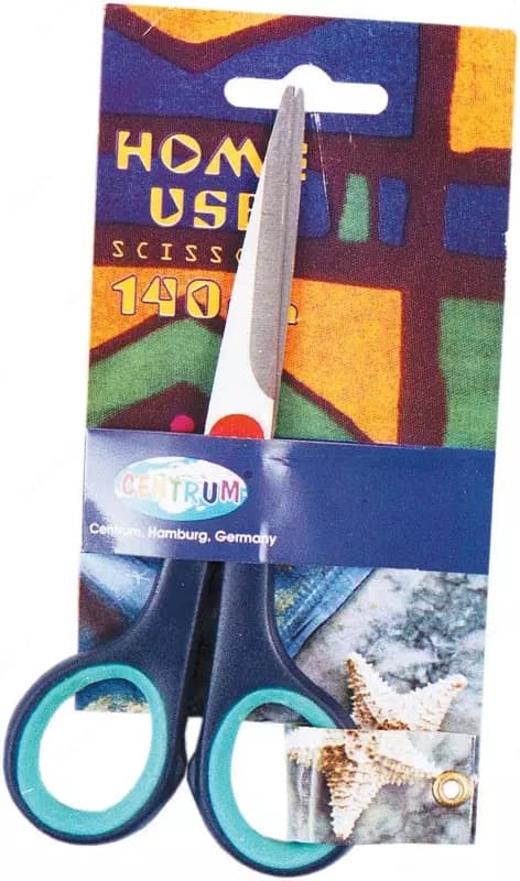 Ножницы HOME USE 140 мм с резиновыми ручками — 2