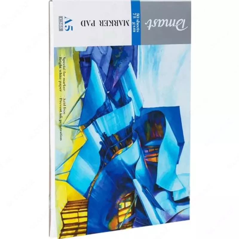 Альбом для рис. маркерами A4 50л 75гр EC364 Deli — 2