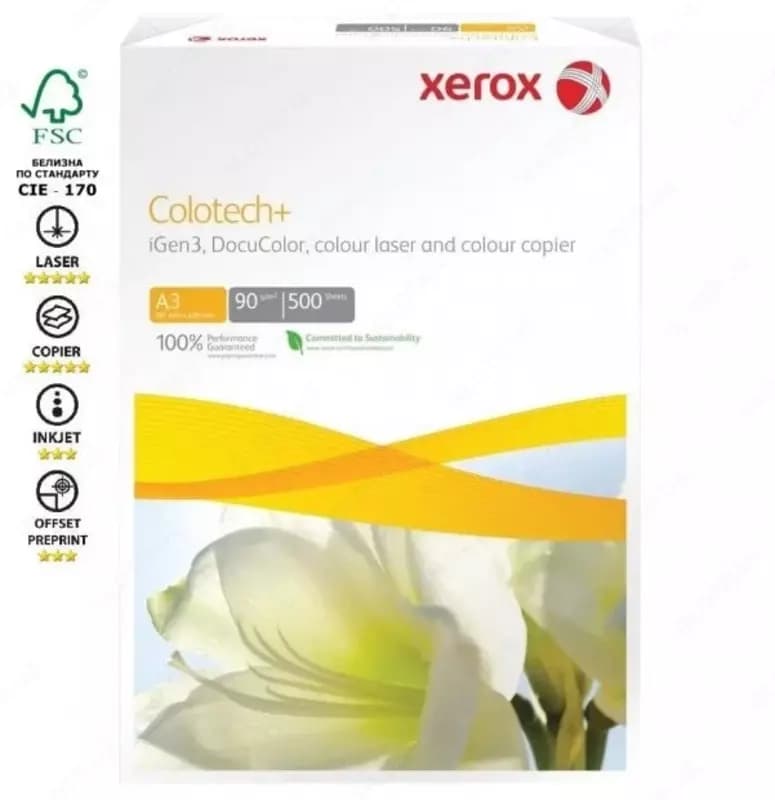 Бумага Xerox А3 Colotech 90 г/м², 500 листов — 2