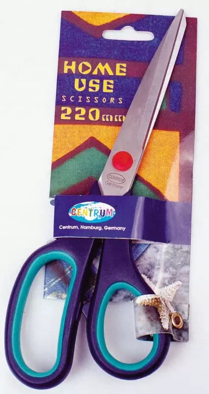Ножницы HOME USE 220 мм с резиновыми ручками — 1