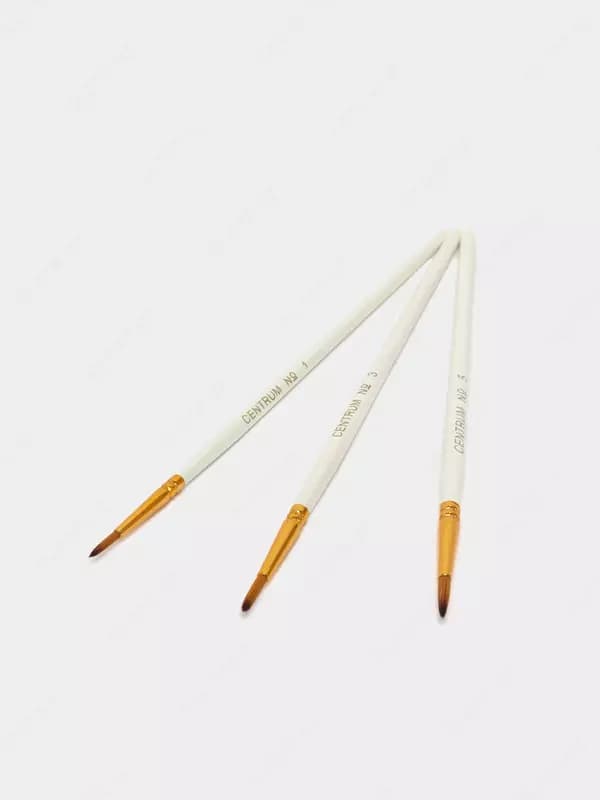 Набор из 3 кисточек № 1,3,5, нейлон, Centrum — 4