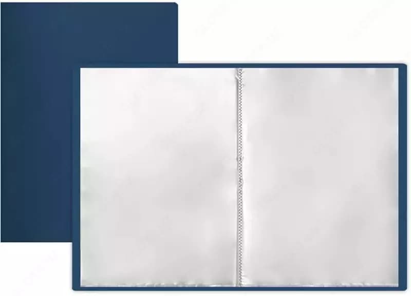 Папка с 30 файлами OFFICE PRODUCTS 520 мкр, синяя — 1
