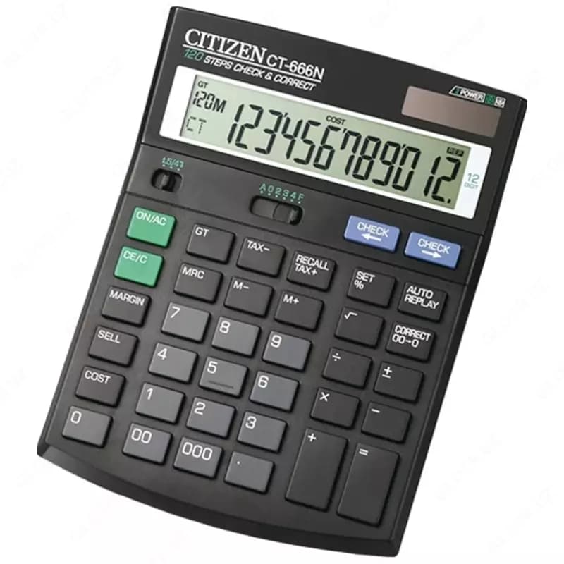 Калькулятор CITIZEN CT-666N 188х142 мм (12-разрядный) — 1