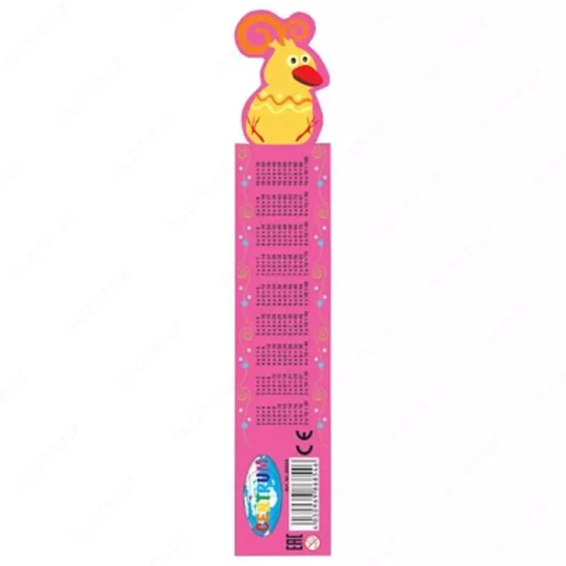 Линейка-закладка для книг 3D GIRAFFE 15х4 см, пластиковая, Centrum — 3