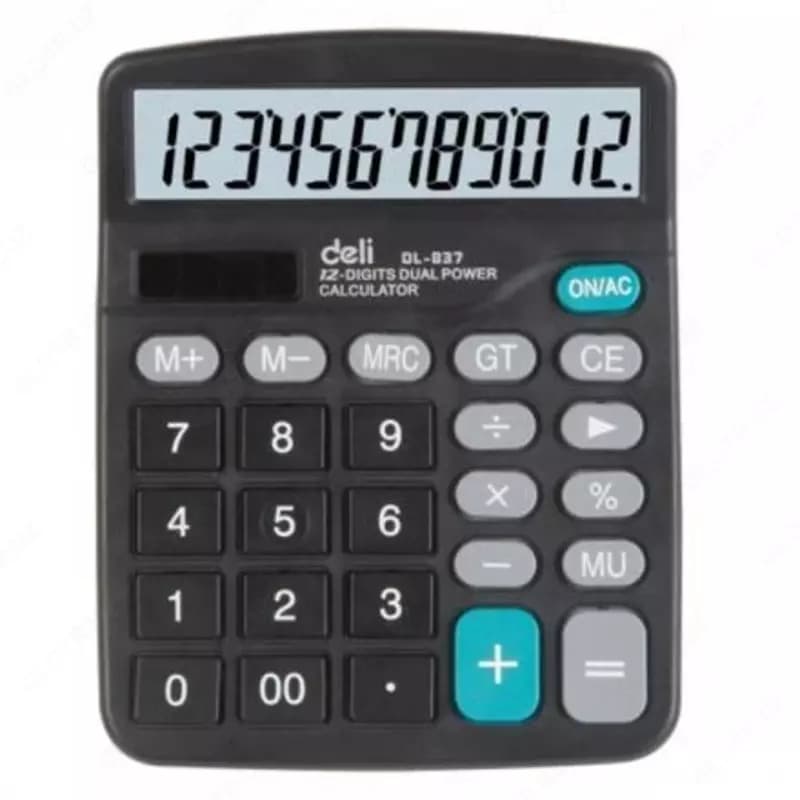 Калькулятор Deli 837 (12 разрядный) — 1
