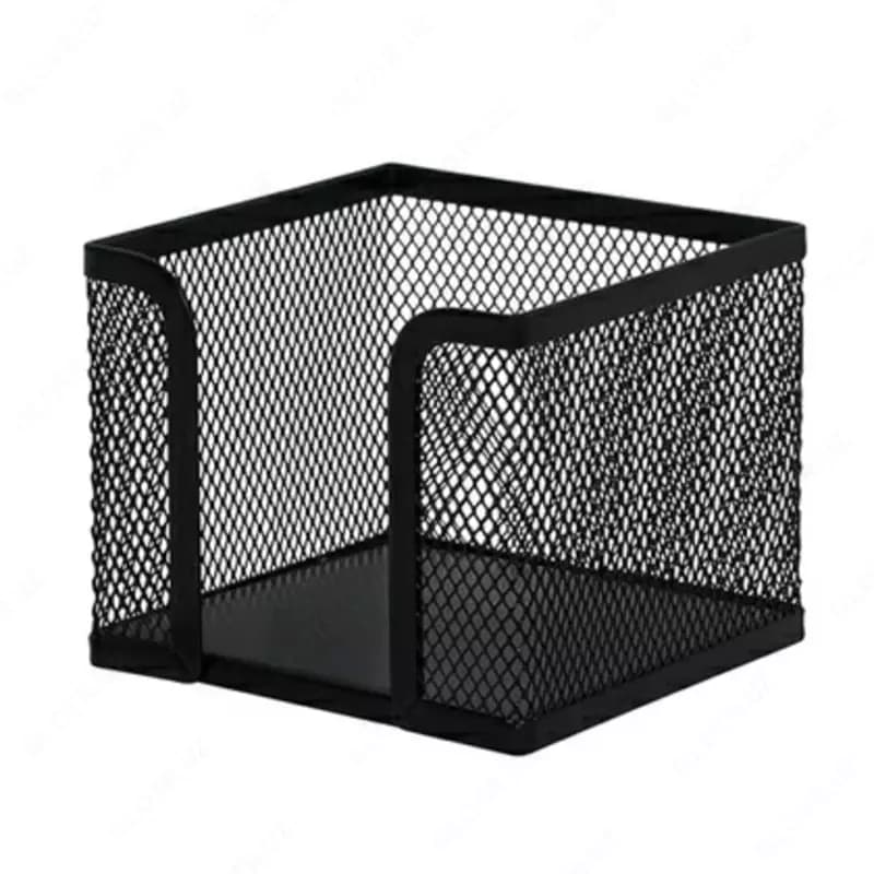 Подставка для бумаг Q-CONNECT, металлическая сетка, 95x80x95 мм, черный — 1