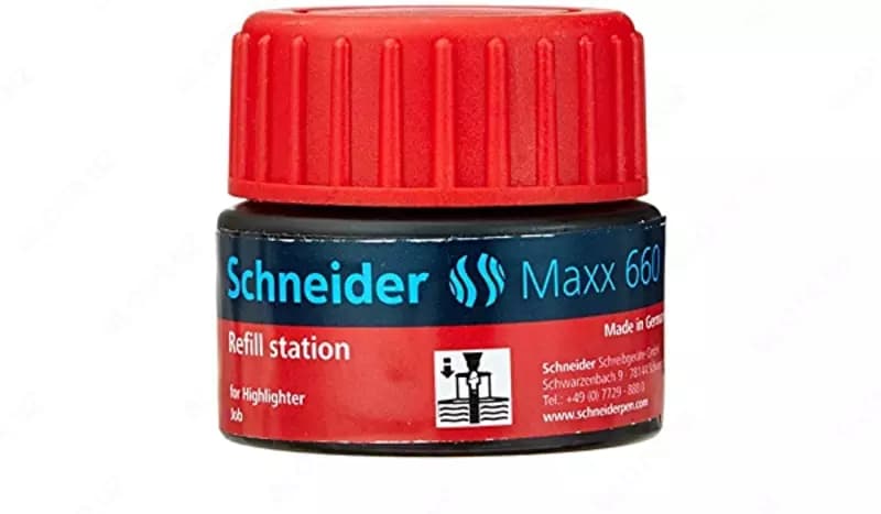 Чернила для текстового маркера Schneider 660, 30 мл, красные — 1