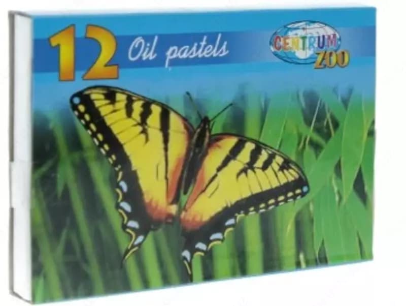 Мелки пастельные восковые ZOO, 12 цветов, Centrum — 1