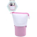 Пенал-стакан Berlingo ”Pink case”, 1 отделение, 170х75 см, вельвет, экокожа