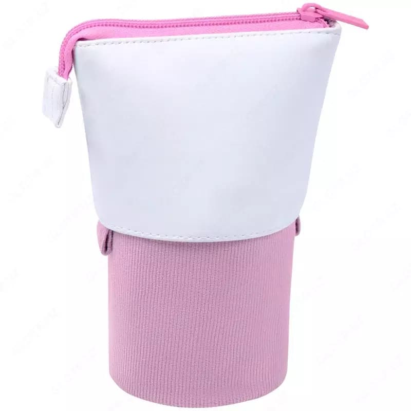 Пенал-стакан Berlingo ”Pink case”, 1 отделение, 170х75 см, вельвет, экокожа — 2