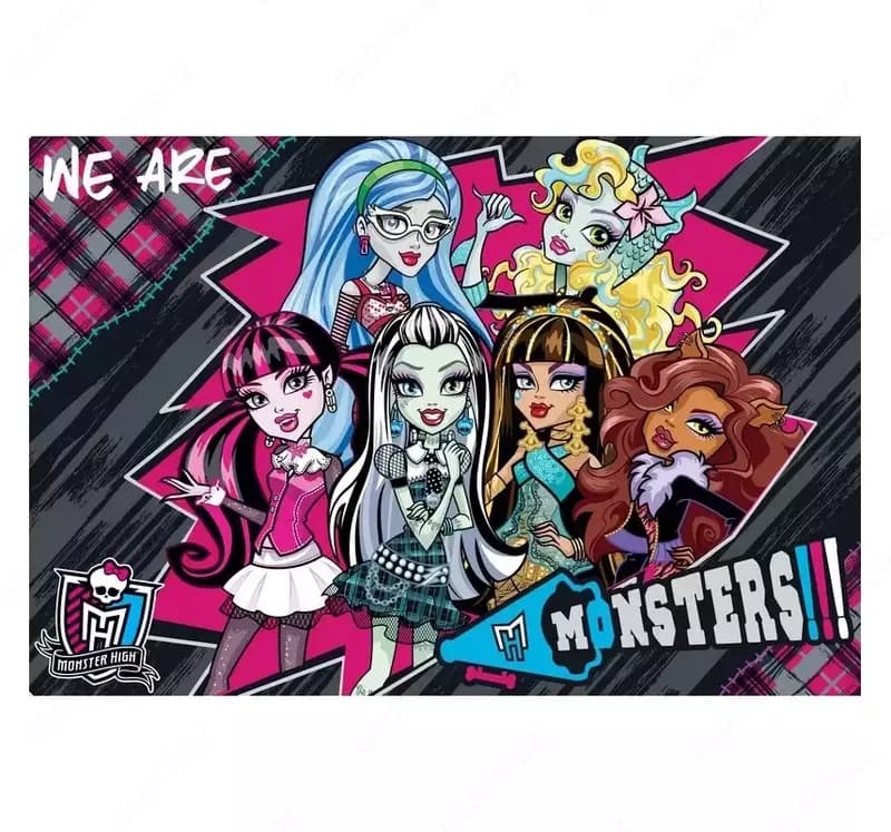 Покрытие на стол Monster high А3 0.45 мм, с принтом, пластик ассорти, Centrum — 1