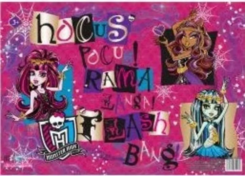 Покрытие на стол Monster high А3 0.45 мм, с принтом, пластик ассорти, Centrum — 2