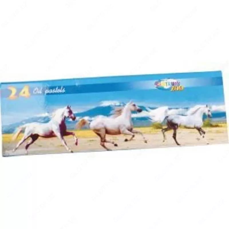 Мелки пастельные ZOO, 24 цв., 7х60 мм, Centrum — 2