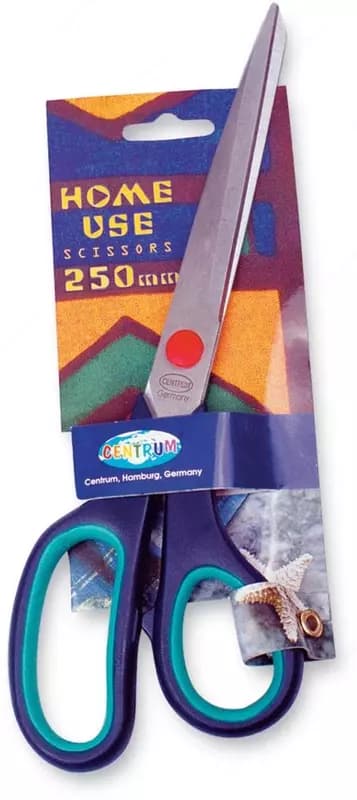 Ножницы HOME USE 250 мм с резиновыми ручками — 1
