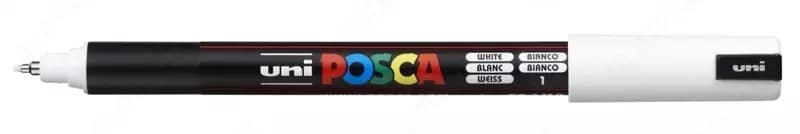 Маркер перманентный Uni Posca, белый — 2