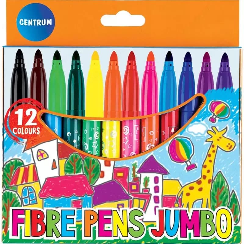 Фломастеры JUMBO Magic Willage Centrum, 12 цветов — 1