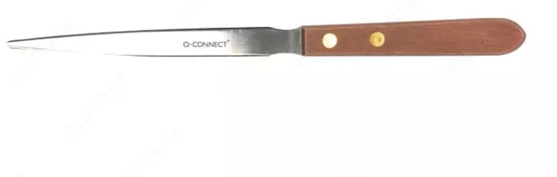 Нож канцелярский для писем Q-CONNECT, деревянная ручка 220 мм — 1