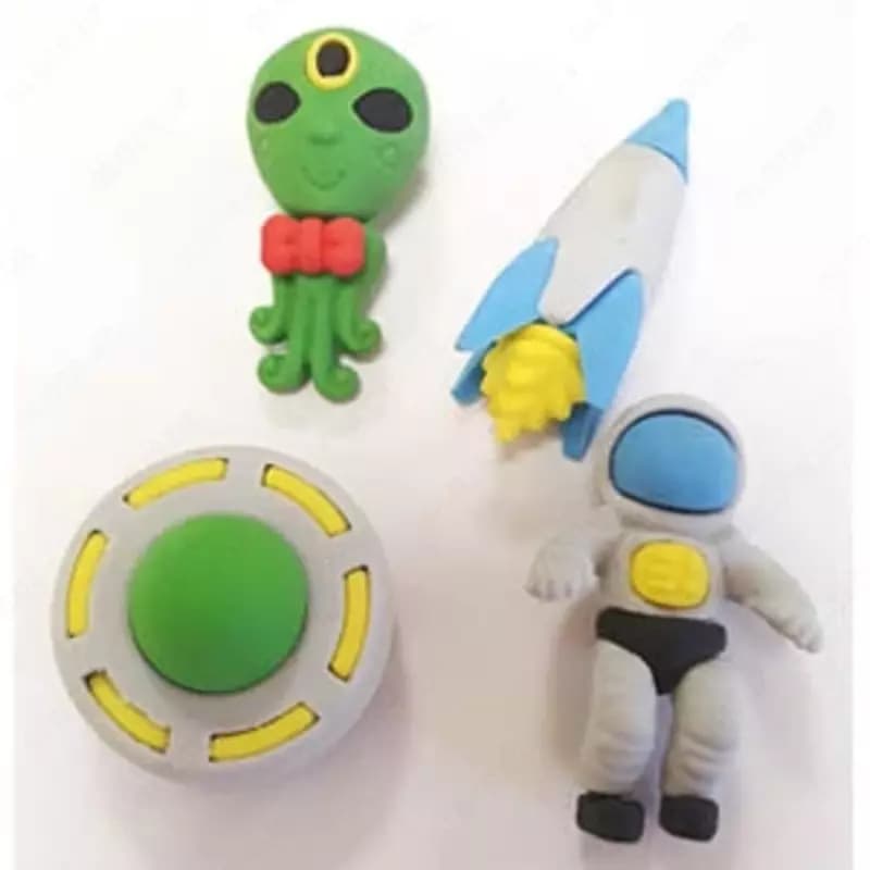 Ластик SPACE 6.7x2.5x1.3 cм, синтетический каучук, ассорти — 1