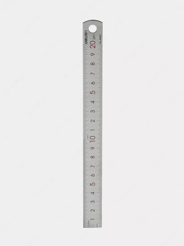 Линейка металлическая 20 см — 1