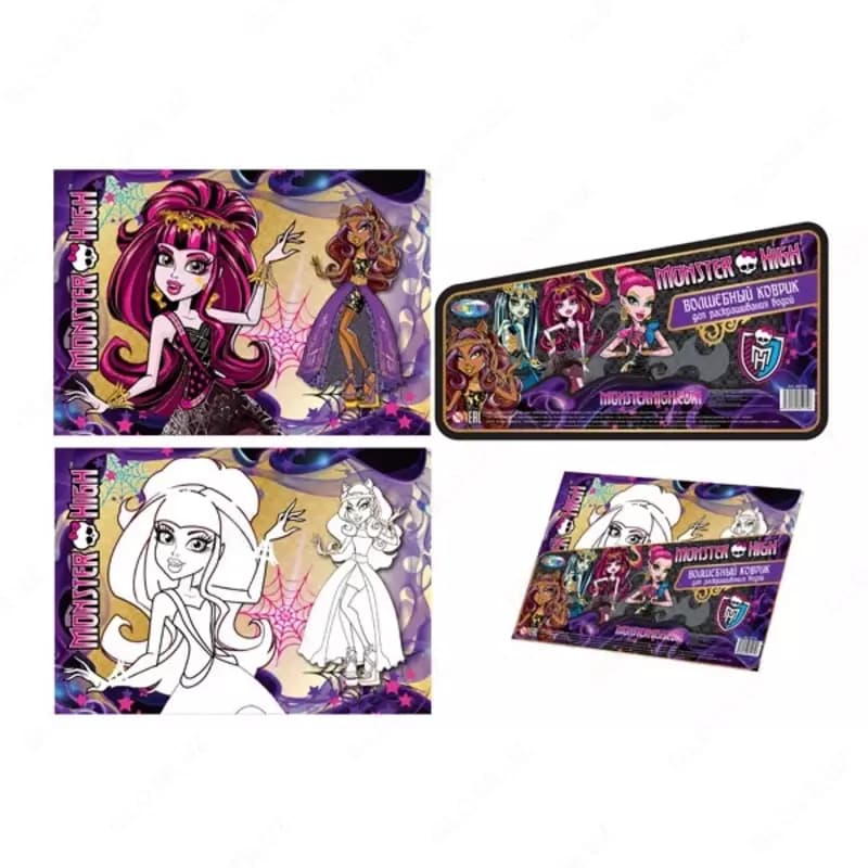 Покрытие-раскраска на стол Centrum Monster High, пластиковая, водная, А4, 21х29 см — 1