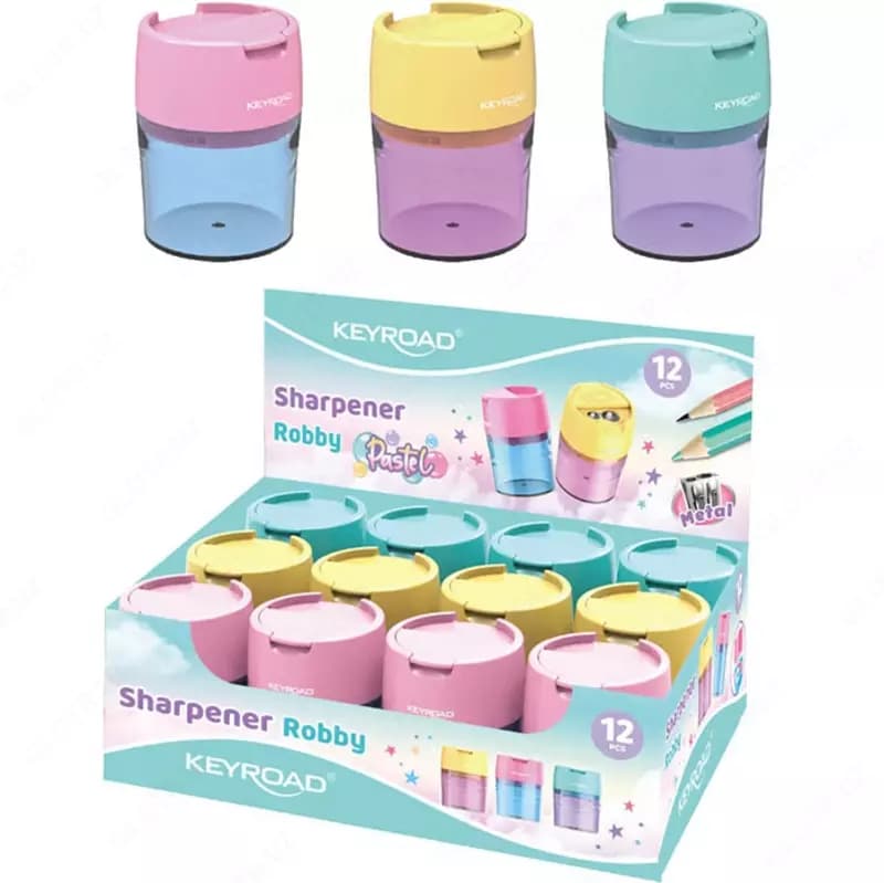 Точилка KEYROAD ROBBY, ассорти — 3