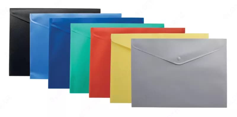 Папка-конверт А4 с кнопкой Silk Paper 0.18 мм — 1